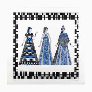 Amnneris, Lithographie, Pietrenu Vanca Zaffi, spätes 20. Jahrhundert