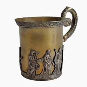 Antique Silver Mug, 19th-Century