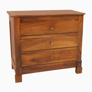Louis Philippe Walnut Chest of Drawers, 19th-Century