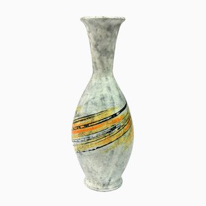 Mid-Century Ceramic Vase with Expressive Decor by Livia Gorka, 1970s