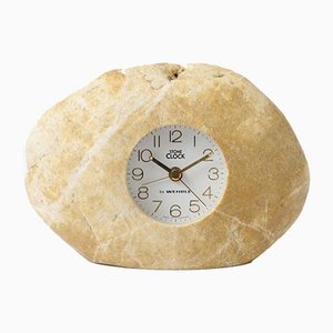 Reloj vintage de piedra de Wehrle, años 80