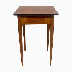 Biedermeier Side Table with Drawer, Cherry Wood, South Germany, circa 1830