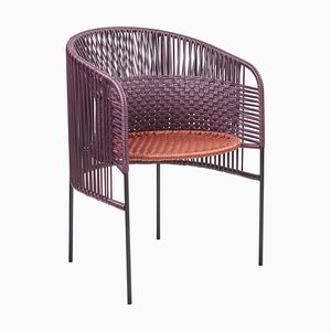 Violet & Orange Caribe Dining Chair by Sebastian Herkner