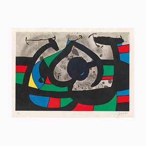 Lithographie Joan Miró, Le Lézard aux Plumes d'Or, 1971