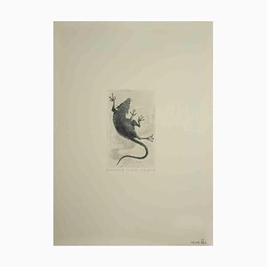 Leo Guida, Flight of the Rat, Original Etching, 1973