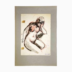 Leo Guida, desnudo, dibujos originales, años 70