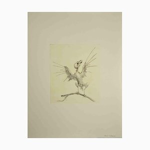 Leo Guida, Bird, Original Etching, 1970s