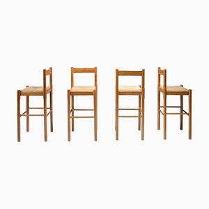 Carimate Bar Stools by Vico Magistretti for Artemide, Set of 4