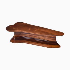 Mid-Century Solid Wood Coffee Table