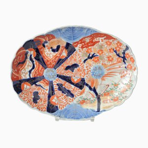 Antiker japanischer Imari Porzellan Teller, 19. Jh