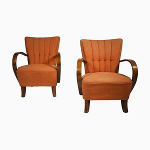 Set of Model H-237 Armchairs by Jindřich Halabala