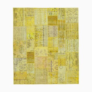 Yellow Patchwork Rug