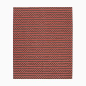 Tapis Dhurrie Marron