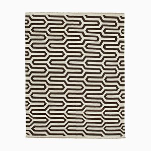 Tapis Marron Contemporain