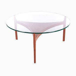 Table Basse en Teck par Sven Ellekaer pour Christiaan Linneberg, Danemark, 1960s