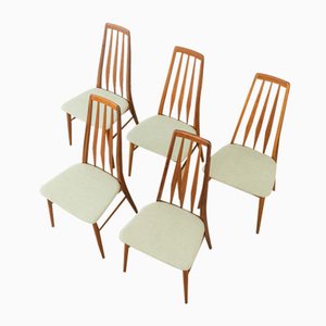 Dining Chairs by Niels Koefoed for Hornslet Møbelfabrik, 1960s, Set of 5