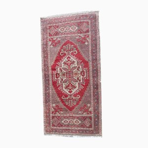 Small Turkish Hand Knotted Entryway Rug or Mat