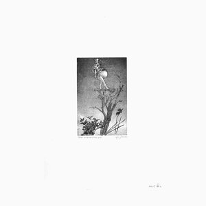 Leo Guida, Hero on the Tree, Original Etching, 1972