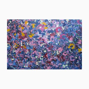Phillip Alder, May Walk, pintura al óleo expresionista abstracta, 2019