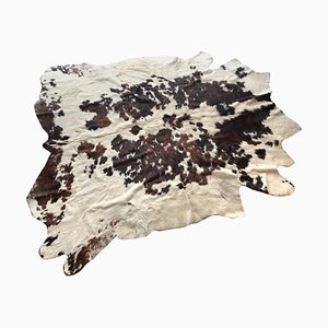 Leather Cowhide Rug, Italy, 1970s