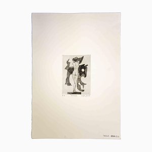 Leo Guida, Europa, Grabado original en papel, años 70