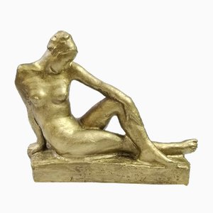 Reclining Nude Sculpture by Jeno Kerenyi, 1950s