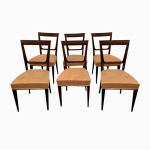 Art Deco Chairs in Rosewood, Set of 6