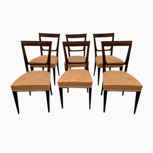 Art Deco Stühle aus Palisander, 6er Set