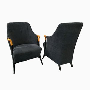 Model Progetti 63340 Lounge Chair by Umberto Asnago for Giorgetti, Italy, 1980s, Set of 2