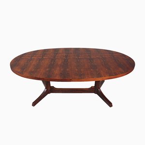 Oval Rosewood Dining Table by Robert Heritage for Archie Shine, 1960s
