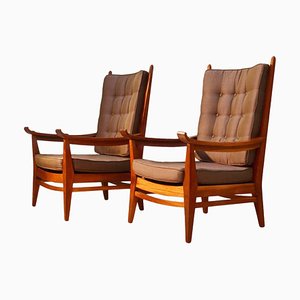Modernist Lounge Chairs by Bas Van Pelt, 1930s, Set of 2