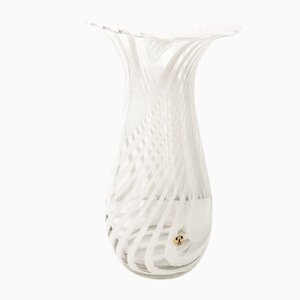 Zebra Glass Vase with Kenya Design from Peill & Putzler, 1970s