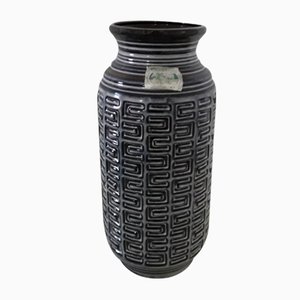 Vintage Ceramic Vase in Gray, Blue and Brown from Carstens Tönnieshof, 1970s