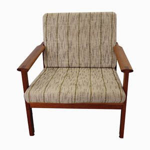 Fauteuil par I. Wikkelso pour Niels Eilersen, Danemark, 1960s