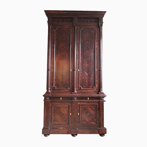 Classicist Top Cabinet in Rosewood, 19th Century