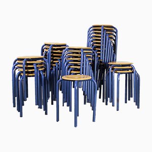 French Stacking School Stool, 1960s