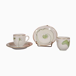 Le Nil Coffee Cups from Hermes Paris, Set of 2