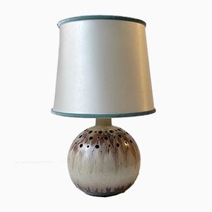 Scandinavian Spherical Modern Ceramic Table Lamp, 1970s