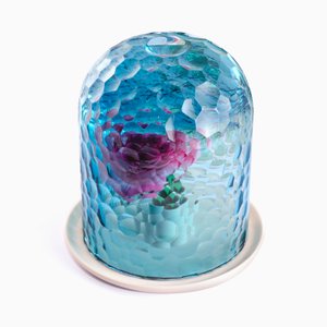 Petit Vase OP Turquoise par Bilge Nur Saltik