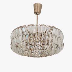 Lustre Mid-Century en Cristal de Bakalowits & Sohne