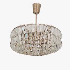 Mid Century Crystal Chandelier from Bakalowits & Sohne