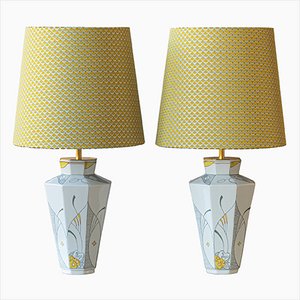 Table Lamps from Vintage Royal Delft, Set of 2