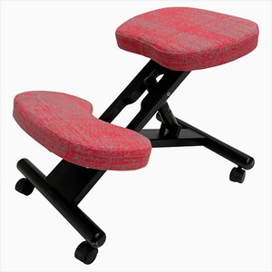 Tabouret de Travail Ergonomique avec Tapisserie New De Ploeg, 1990s