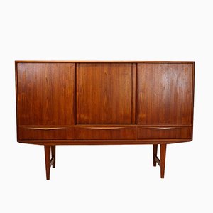 Danish Teak Highboard by E.W. Bach for Sejling Skabe, 1960s