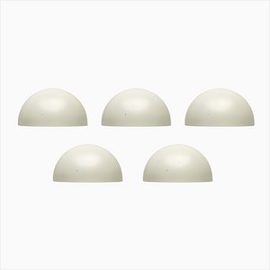 Minimalistische Dänische Mid-Century Modell 4011 Downlight Wandlampen von Focus, 1960er, 5er Set