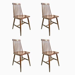 Chaises de Salle à Manger par Ilmari Tapiovaara pour Edsby Verken, 1960s, Set de 4