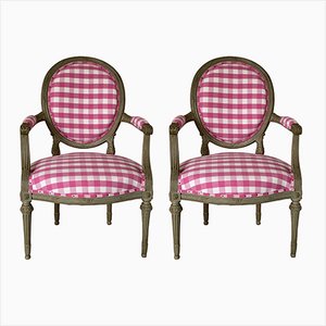 Gustavian Armchairs, 1900s, Set of 2