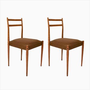 Italian Side Chairs by Gio Ponti for Fratelli Reguitti, 1950s, Set of 2