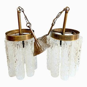 Lustres en Verre Murano dans le style de Toni Zuccheri pour Venini, Italie, 1960s, Set de 2