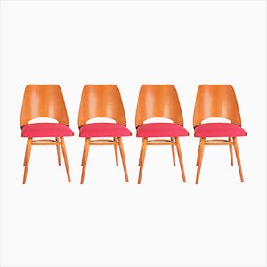 Mid-Century Dining Chairs by Oswald Heardtl for Ton, 1960s, Set of 4